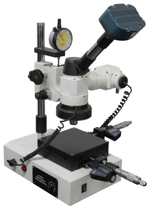 Large Toolmaker Microscope with Measuring Microscope with Indicator